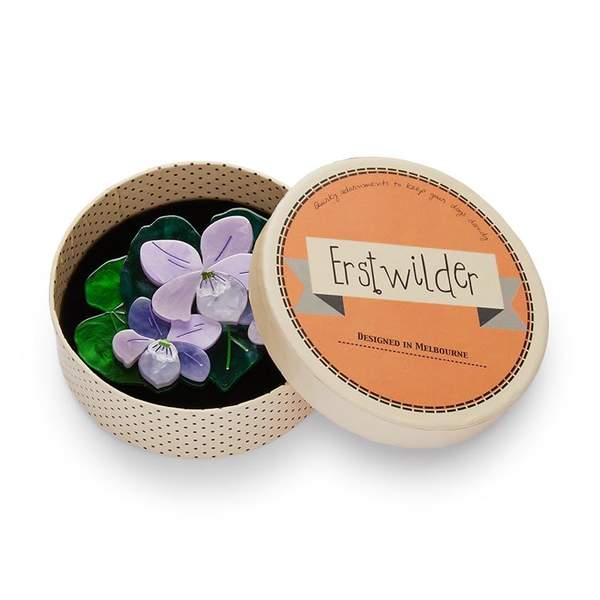 Erstwilder - Where The Wild Things Are Violet Brooch - A Fuller Bloom (2019)