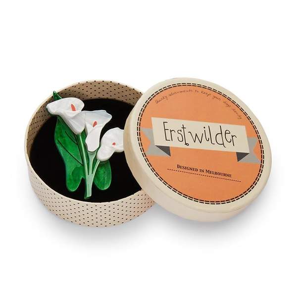 Erstwilder - Beauty Blooms Calla Lily Brooch - A Fuller Bloom (2019)