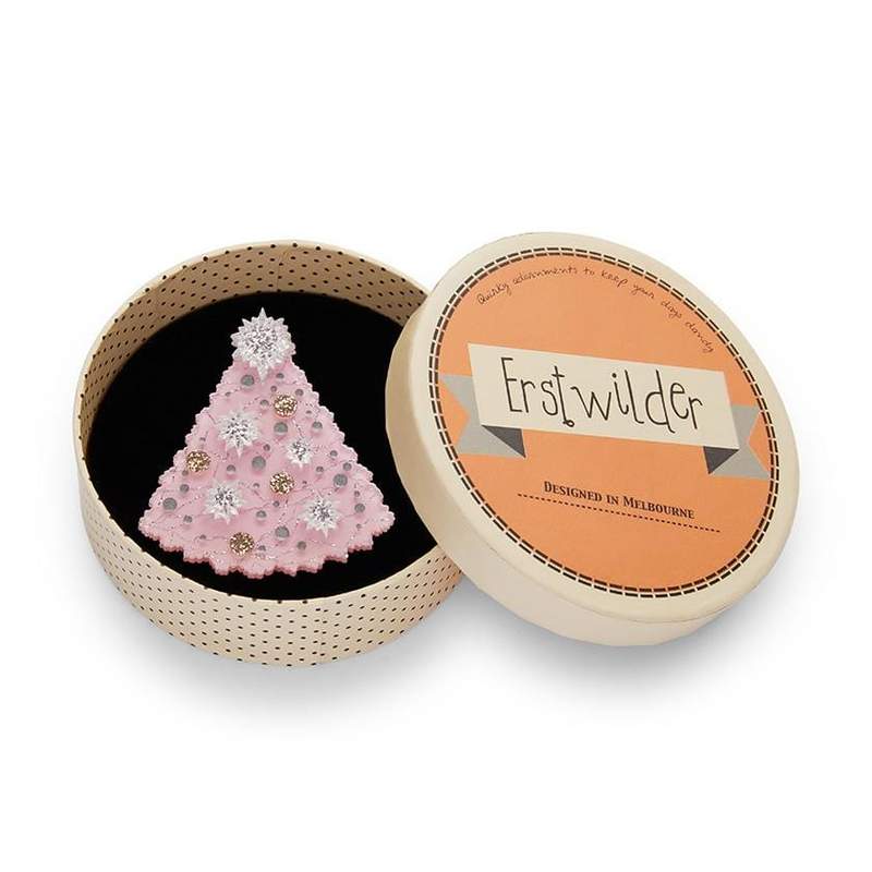 Erstwilder - The Night Before Pink-Mas Tree Brooch - All Wrapped Up (2019)