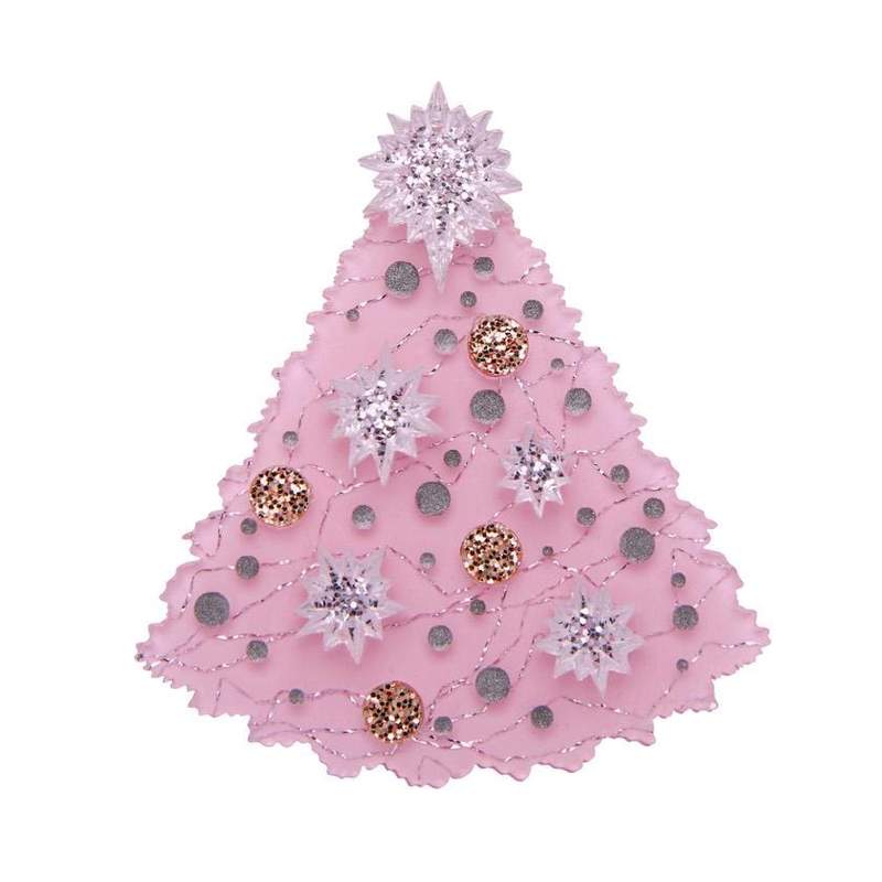 Erstwilder - The Night Before Pink-Mas Tree Brooch - All Wrapped Up (2019)