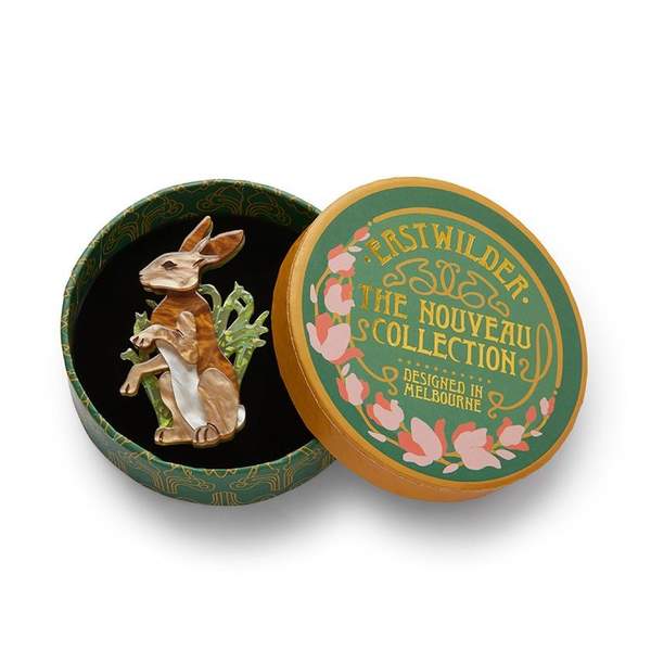 Erstwilder - Habitual Hare Brooch - Art Nouveau (2020)