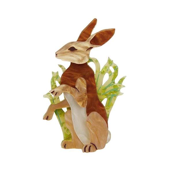 Erstwilder - Habitual Hare Brooch - Art Nouveau (2020)