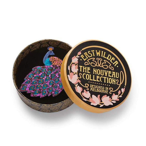 Erstwilder - Le Peacock Royal Brooch - Art Nouveau 2.0 (2021)