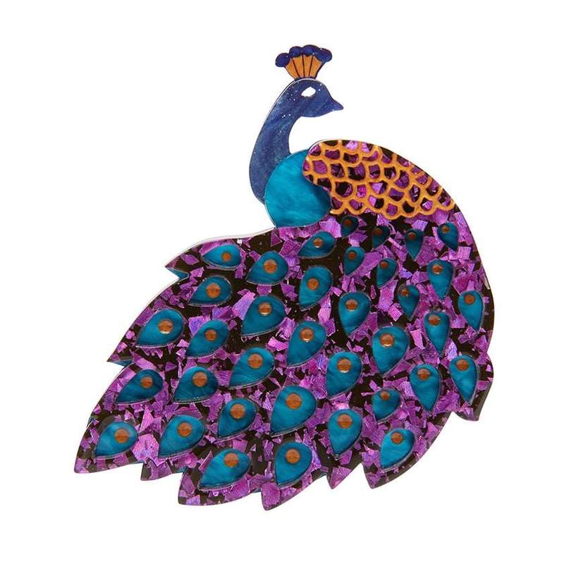 Erstwilder - Le Peacock Royal Brooch - Art Nouveau 2.0 (2021)