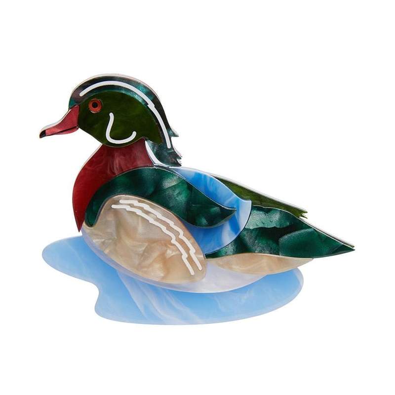 Erstwilder - Mallard Ballard Duck Brooch - Woodlands (2020)