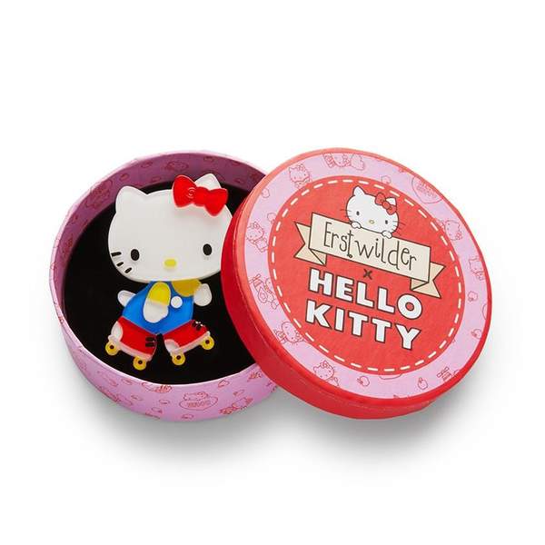 Erstwilder - Time For A Skate Brooch - Hello Kitty (2021)