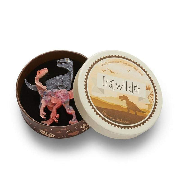 Erstwilder - Blood Raptor Velociraptor Brooch - (Red) - Dinosauria (2021)