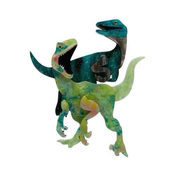 Erstwilder - Blood Raptor Brooch - (Green) -  Dinosauria (2021)