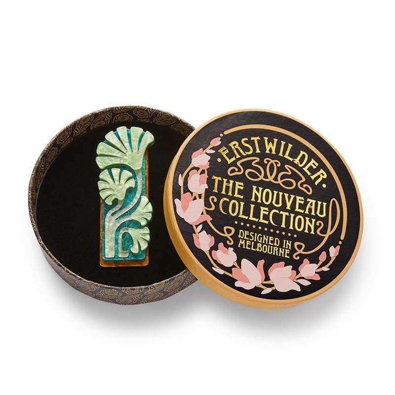 Erstwilder - Fronds and Fortune Brooch - Art Nouveau 2.0 (2021)