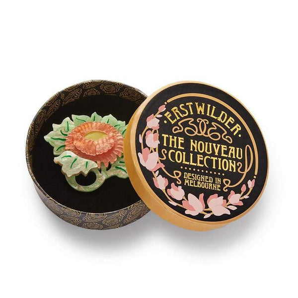 Erstwilder - November Reign Chrysanthemum Brooch - Art Nouveau 2.0 (2021)