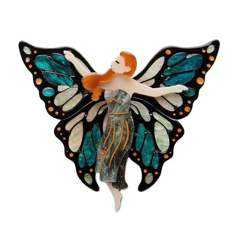 La Fee Verte Fairy Brooch - Erstwilder Art Nouveau (2021)