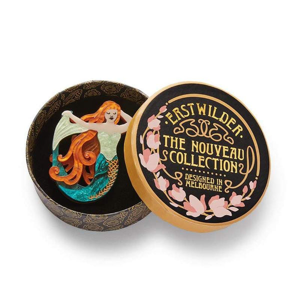 Siren's Call Mermaid Brooch - Erstwilder Art Nouveau 2.0 (2021)