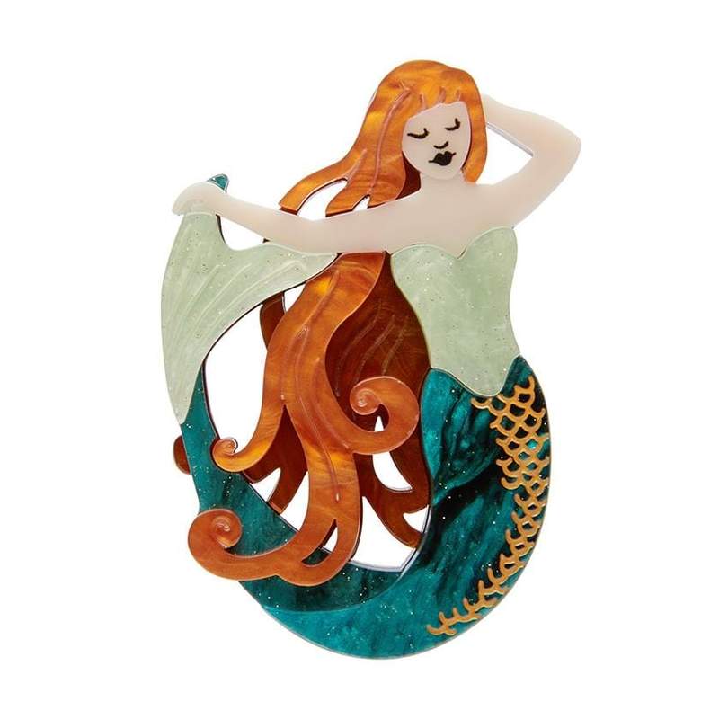 Siren's Call Mermaid Brooch - Erstwilder Art Nouveau 2.0 (2021)
