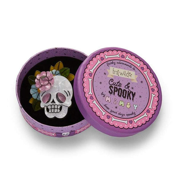 Erstwilder - Decay Bouquet Skull Brooch - Cute & Spooky by Mimsy (2021)