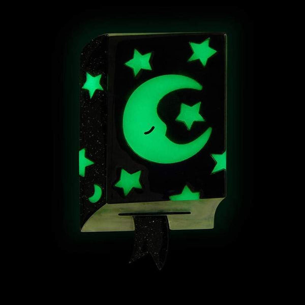Erstwilder - Lunar Ellipses Book Brooch - Cute & Spooky by Mimsy (2021)