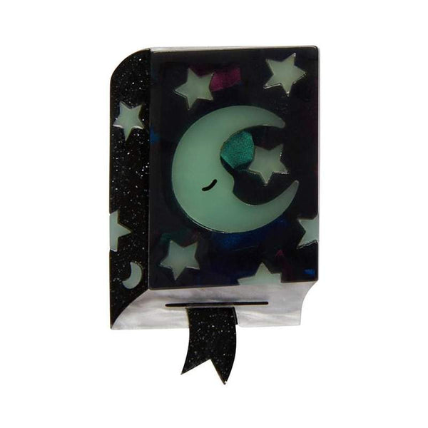 Erstwilder - Lunar Ellipses Book Brooch - Cute & Spooky by Mimsy (2021)