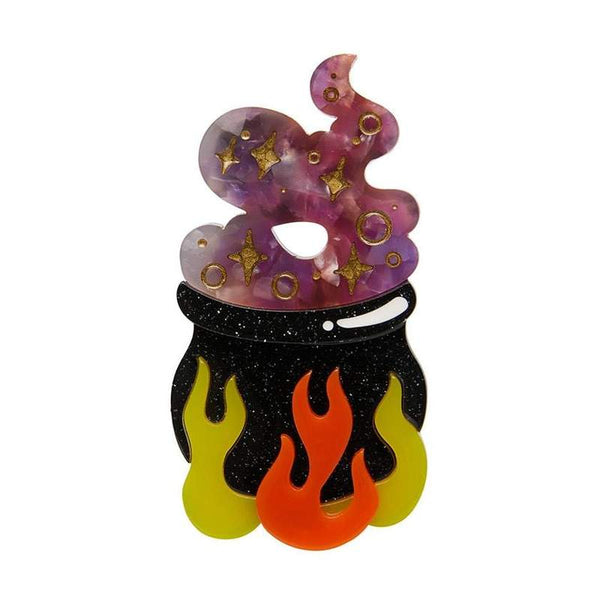 Erstwilder - Cauldron Chitter Chatter Brooch - Cute & Spooky by Mimsy (2021)