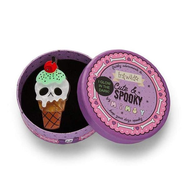 Erstwilder - I-Scream Brooch - Cute & Spooky by Mimsy (2021)