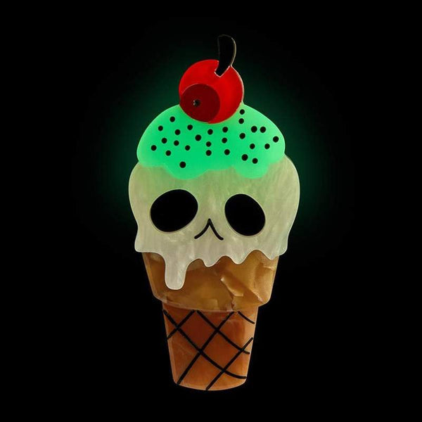 Erstwilder - I-Scream Brooch - Cute & Spooky by Mimsy (2021)