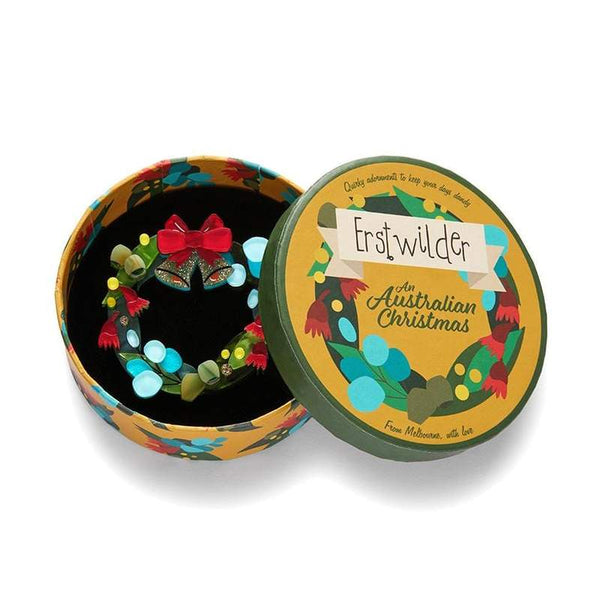Erstwilder - Wreath Down Under Brooch - An Australian Christmas (2021)