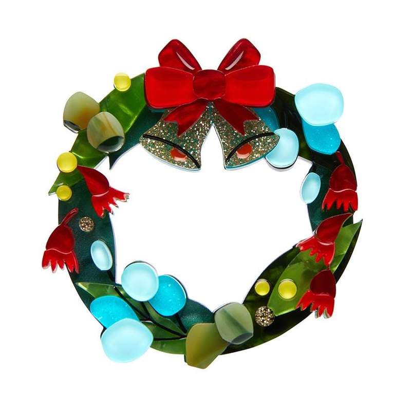 Erstwilder - Wreath Down Under Brooch - An Australian Christmas (2021)