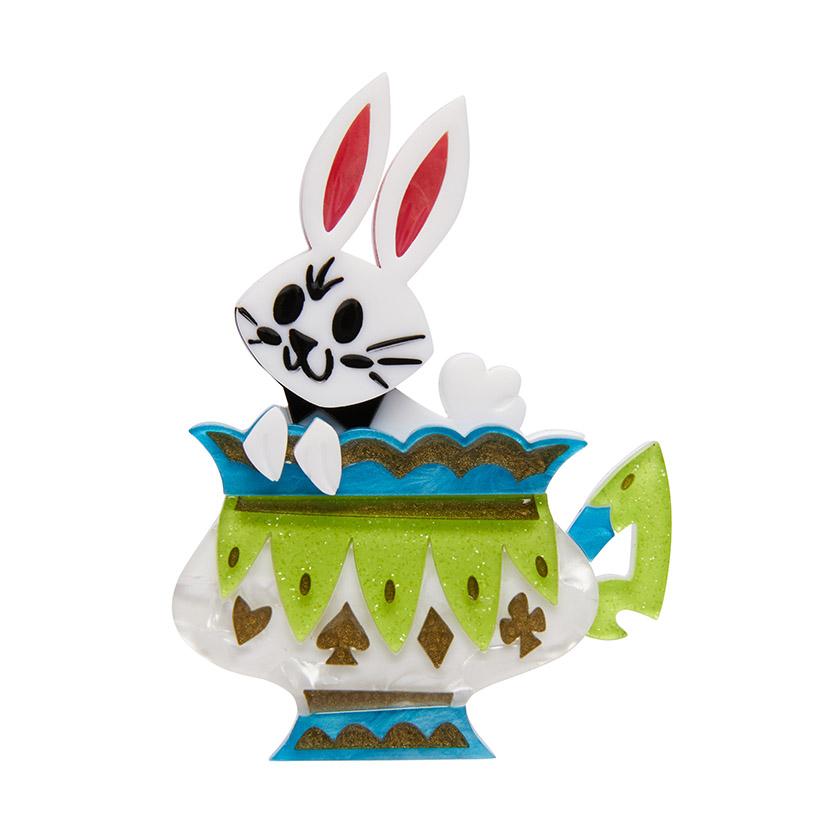 Erstwilder - Follow the White Rabbit Brooch - Kitschy Witch (2021)