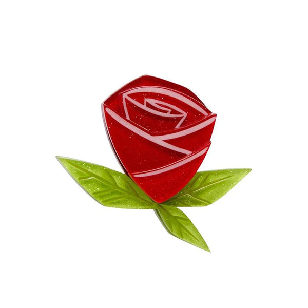Painted Rose Mini Brooch - Erstwilder x Kitschy Witch