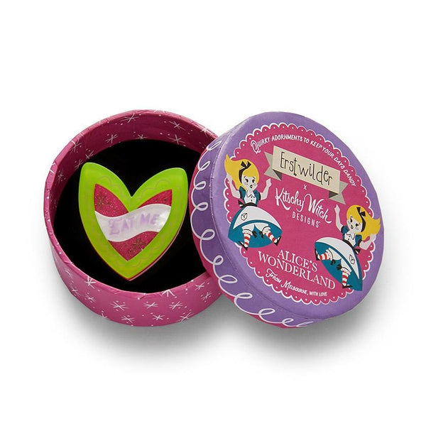 Erstwilder - Eat Me Mini Brooch - Kitschy Witch Alice In Wonderland (2021)