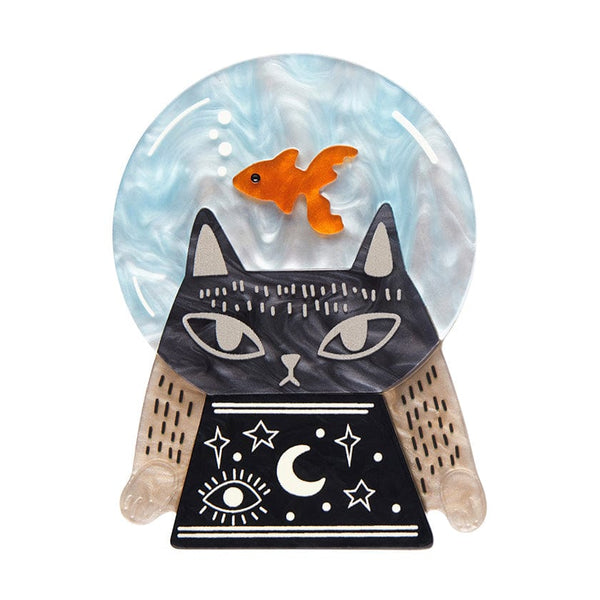 Erstwilder - Clairvoyant Cat Brooch - Terry Runyan (2023)