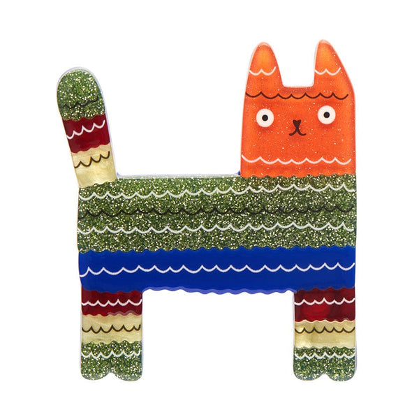 Piñata Cat Brooch By Erstwilder x Terry Runyan