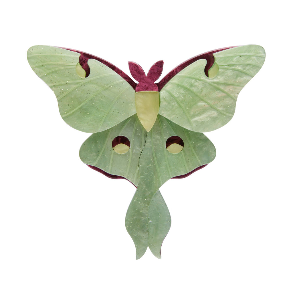 Over The Moon Lunar Moth Brooch - Erstwilder Insects and Bugs (2020)