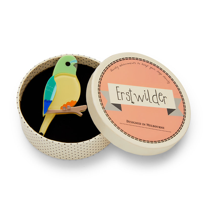 Erstwilder - Radiant Rambler Parrot Brooch - Endangered Animals (2019)