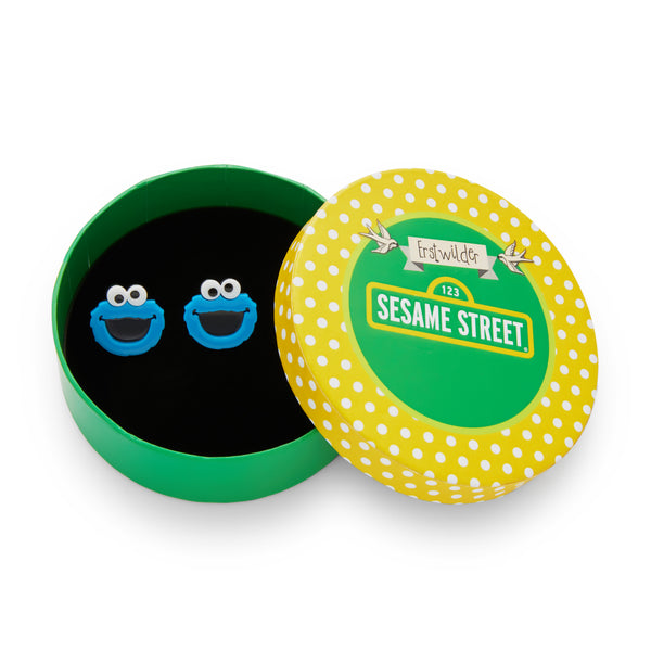 Cookie Monster Earrings - Erstwilder Sesame Street (2019)