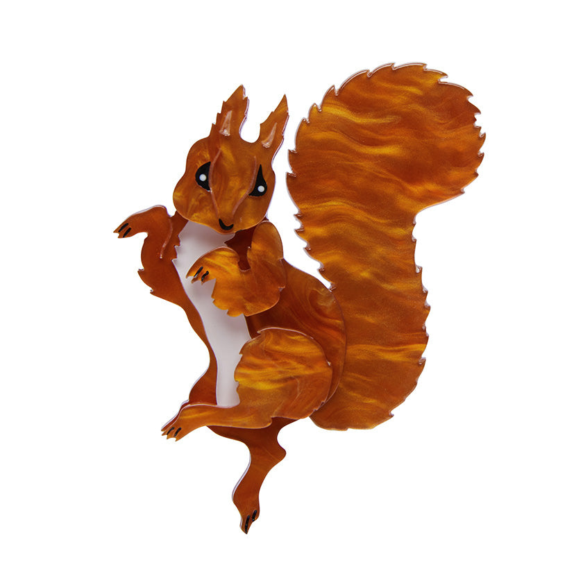 Erstwilder - Squirrel Nutkin Brooch - Peter Rabbit Recolours (2020)