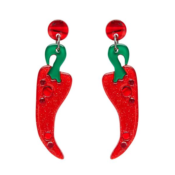Cosas Picante Earrings (Chili Pepper) by Erstwilder - (2019)
