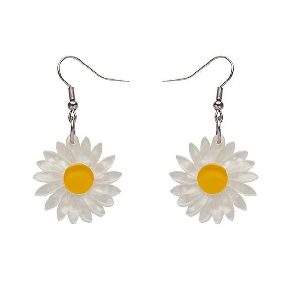 Erstwilder - She Loves Me Drop Daisy Earrings - In Full Bloom (2020)