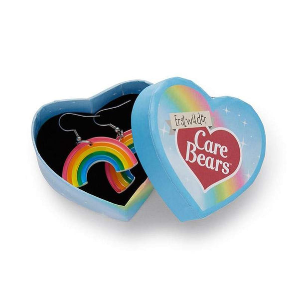 Erstwilder x Care Bear Keep Calm and Smile Rainbow Earrings