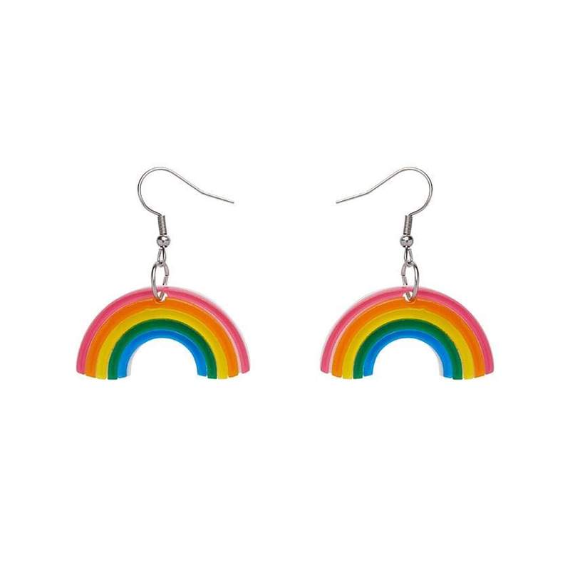 Erstwilder x Care Bear Keep Calm and Smile Rainbow Earrings