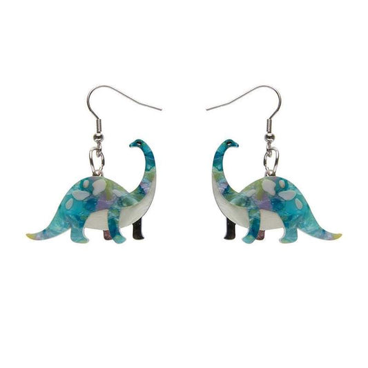 Erstwilder - I'll Be Branch Earrings - Green - Dinosauria (2021)