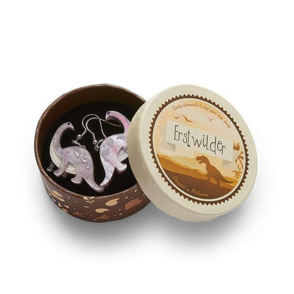 Erstwilder - I'll Be Branch Brachiosaurus Earring (Lilac) - Dinosauria (2021)