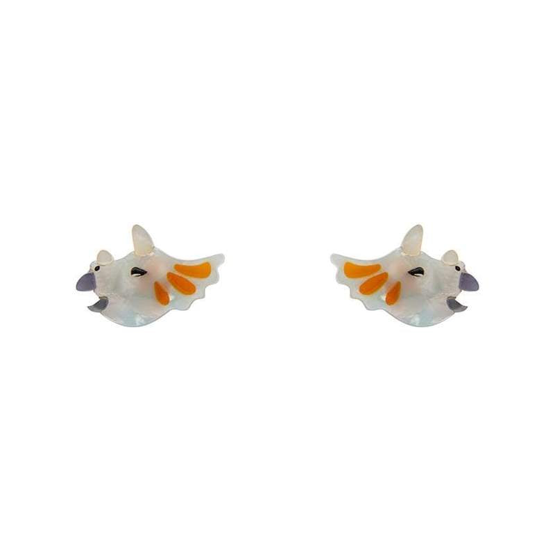 Erstwilder - Tricera Pop Stud Earrings - Dinosauria (2021)