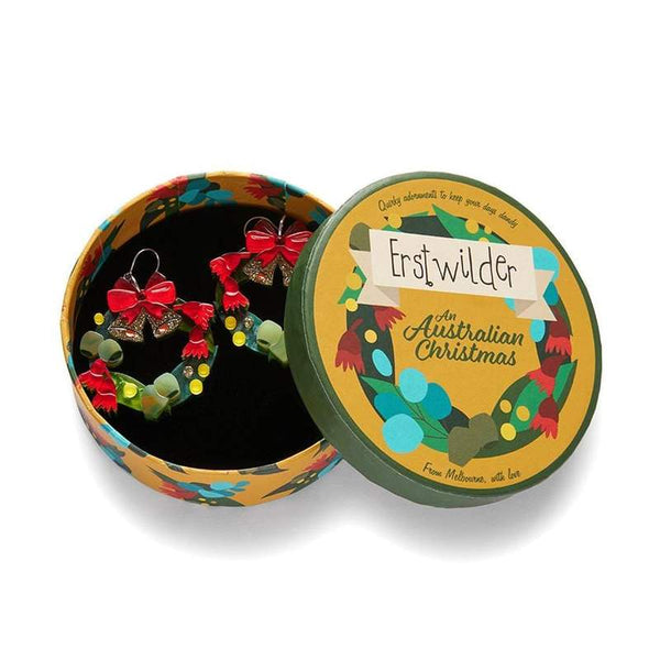 Erstwilder - Wreath Down Under Earrings - An Australian Christmas (2021)