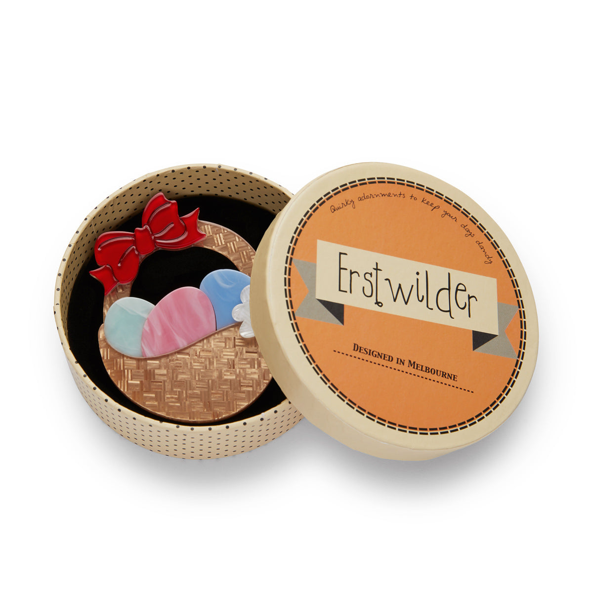 Erstwilder - Egg Hunter's Hamper Brooch - Erstwilder's Exuberant Easter Parade (2020)