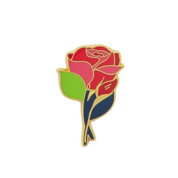 Budding Rose Enamel Pin by Erstwilder