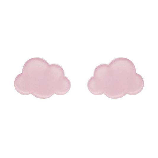 Erstwilder - Cloud Bubble Resin Stud Earrings - Pink