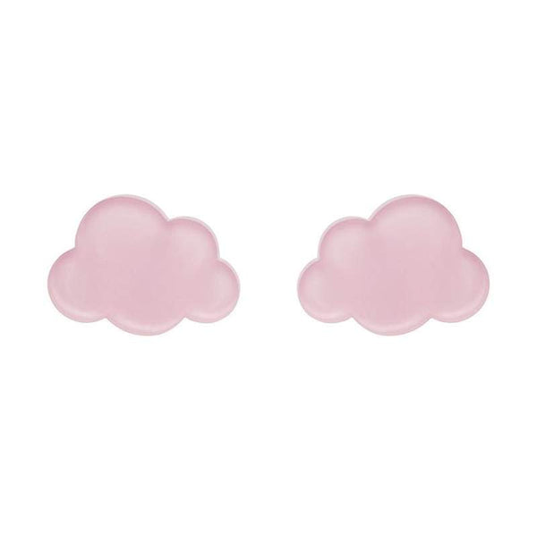 Erstwilder - Cloud Bubble Resin Stud Earrings - Pink