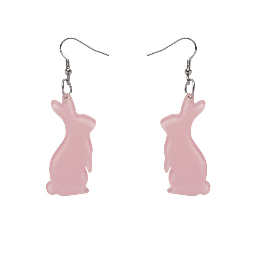 Erstwilder - Bunny Bubble Resin Drop Earrings - Pink