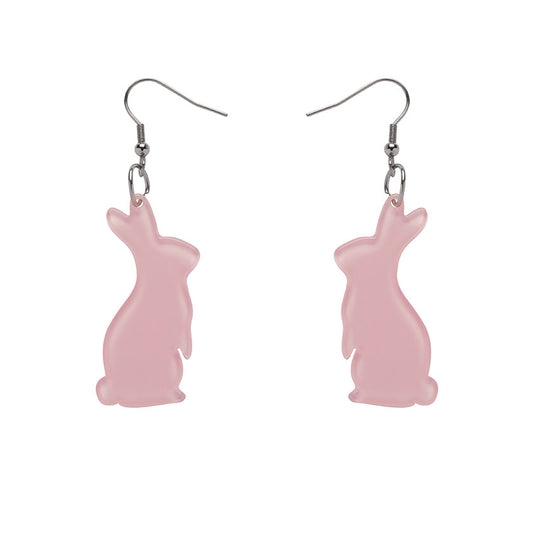 Erstwilder - Bunny Bubble Resin Drop Earrings - Pink