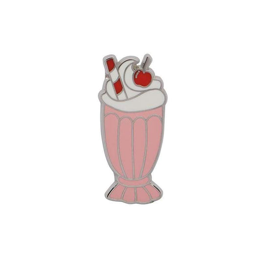 Meaningful Milkshake Enamel Pin by Erstwilder