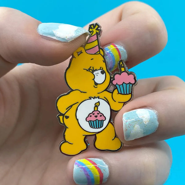 Erstwilder - Birthday Bear's Cake Enamel Pin - Care Bears